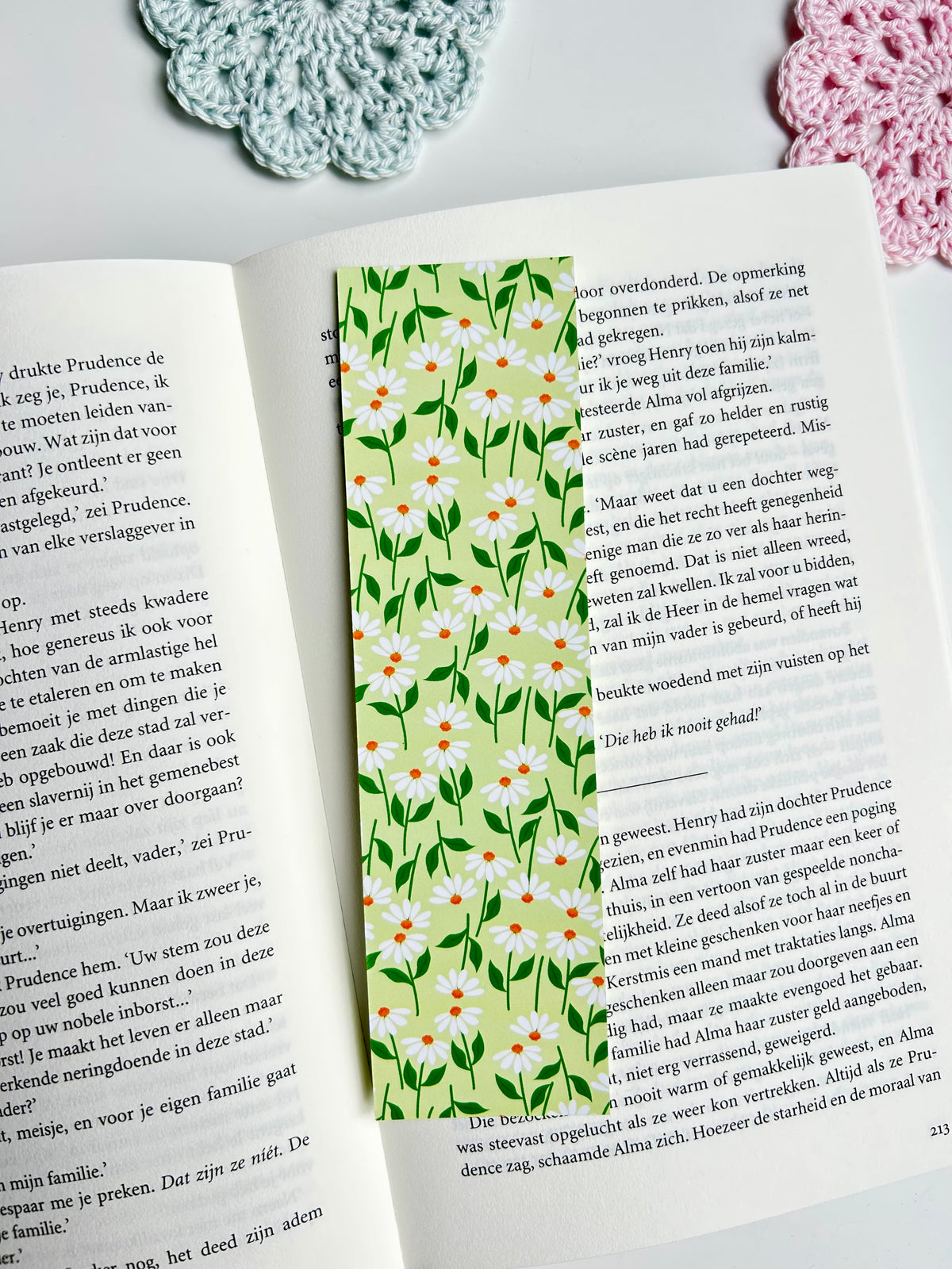 Boekenlegger bundel - Pastel floral
