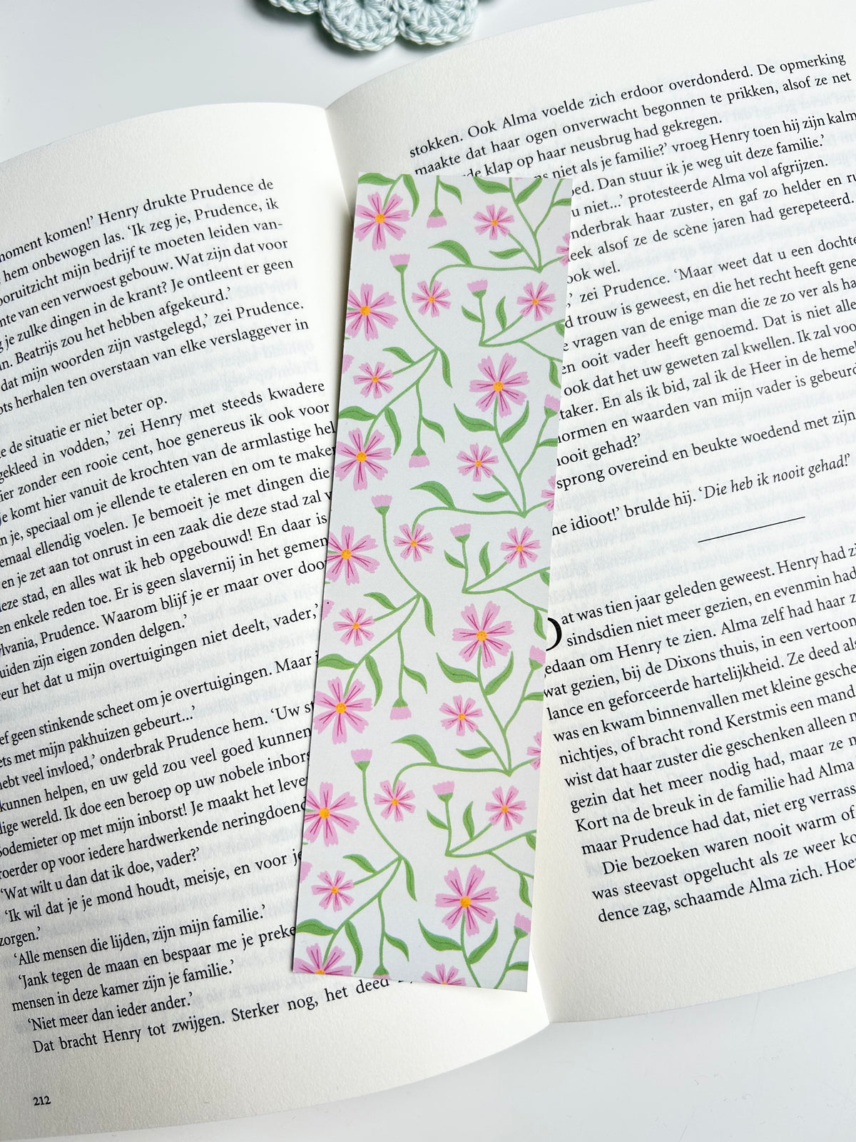 Boekenlegger bundel - Pastel floral