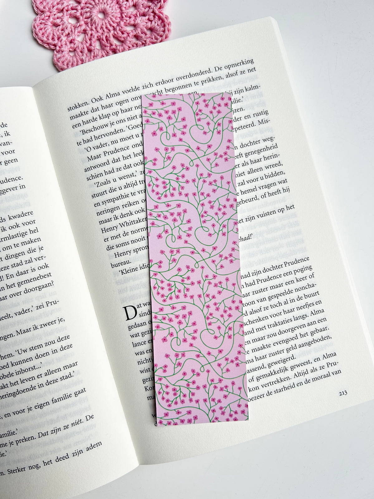 Boekenlegger bundel - Pastel floral