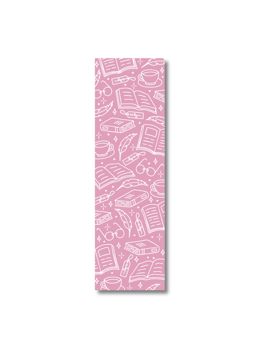 Roze romantasy boekenlegger