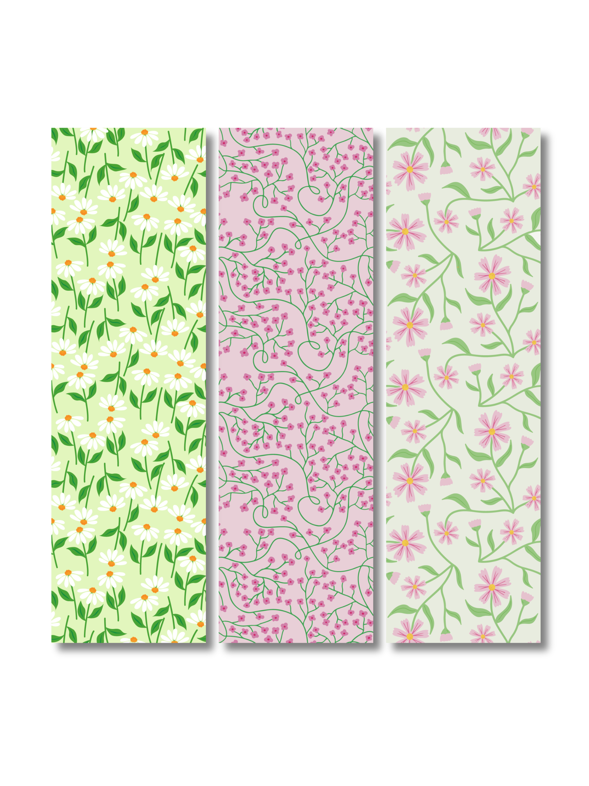 Boekenlegger bundel - Pastel floral