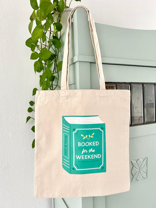 Tote bag “Booked for the weekend”