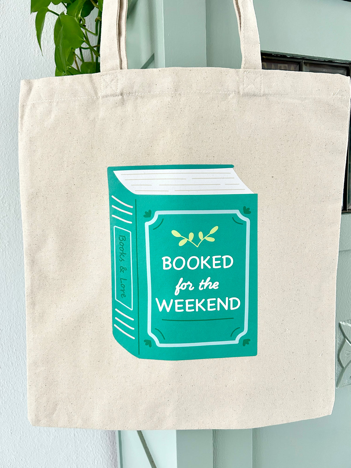 Tote bag “Booked for the weekend”