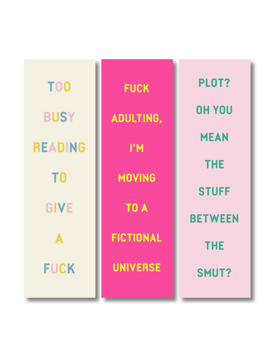 Boekenlegger bundel - Sassy bookworm