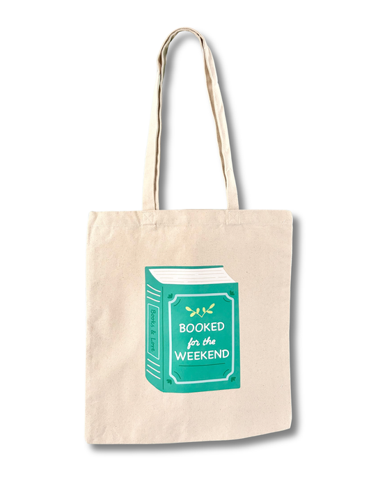 Tote bag “Booked for the weekend”